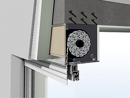 Brömse Rollladen PAKTO®: Variante Wärmedämmverbundsystem