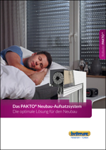 Titelmotiv des Brömse Prospekts PAKTO Neubau-Aufsatzsystem