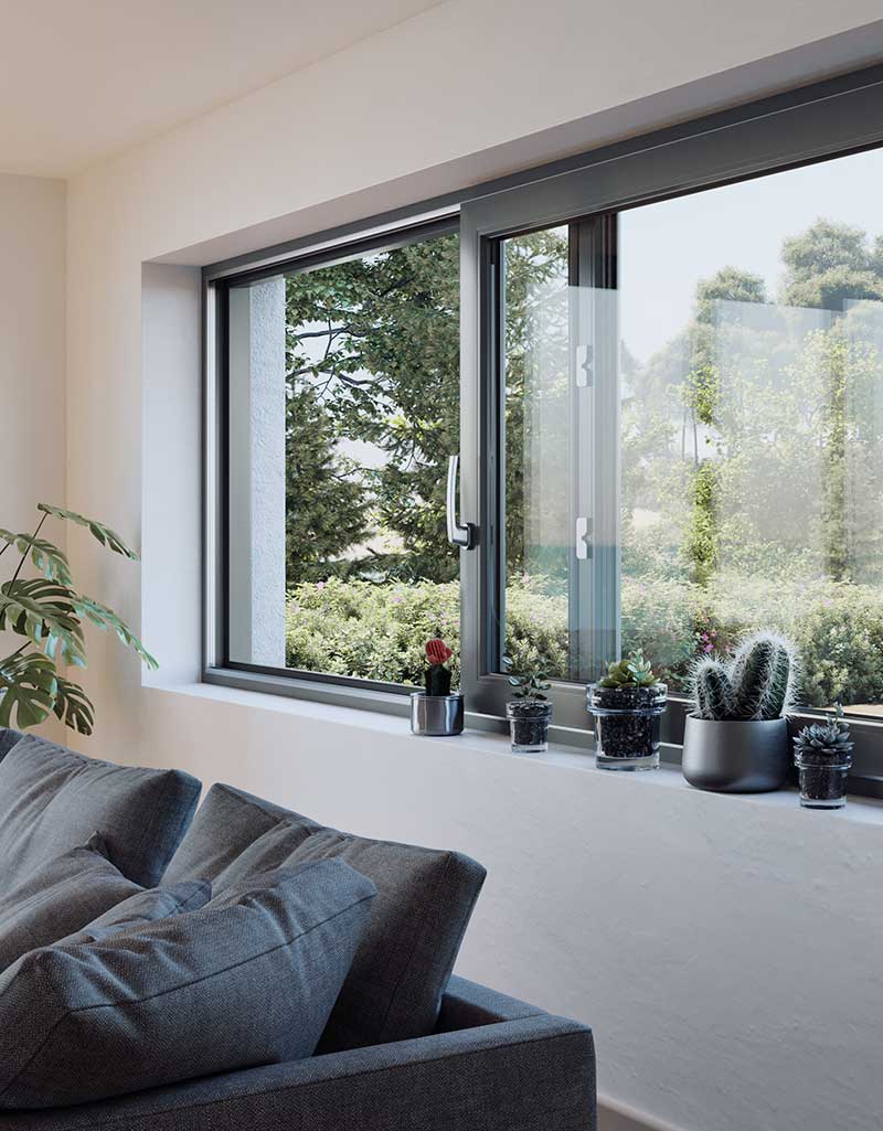 Window Slide - Kunststofffenster von Brömse