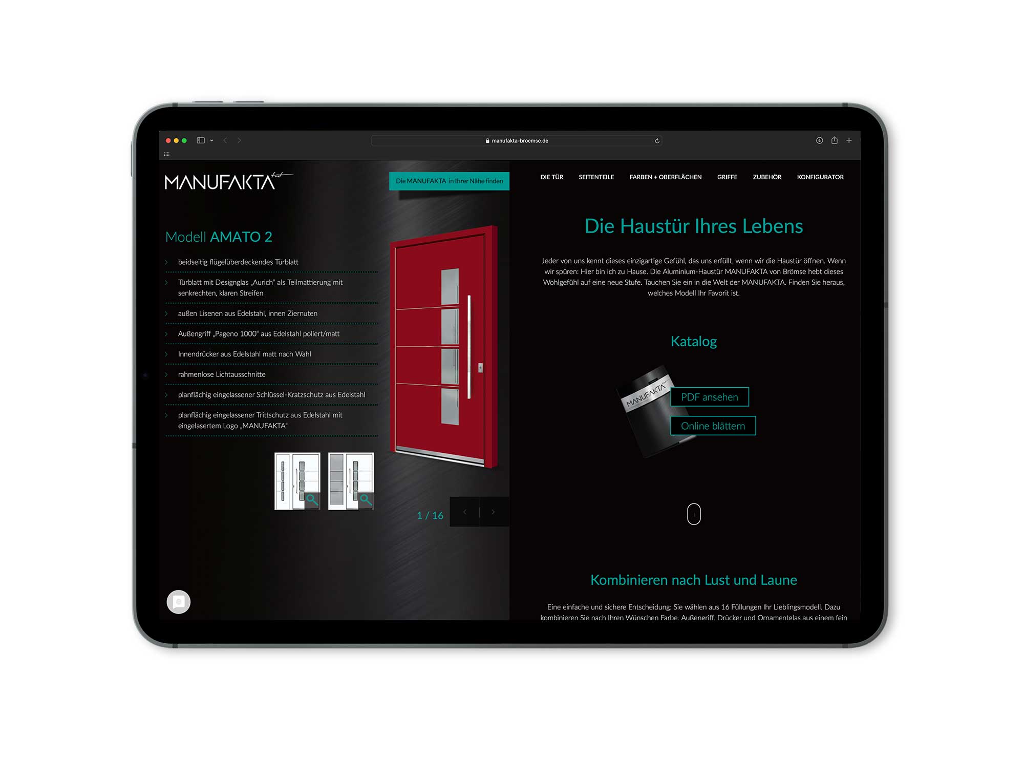 manufakta-07 Manufakta - Brömse Haustüren aus Aluminium