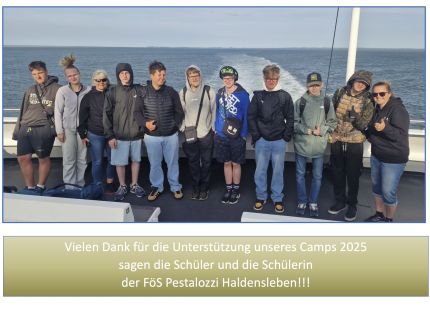 Sportcamp der Johann-Heinrich-Pestalozzi-Fo╠êr derschule Haldensleben Soziales